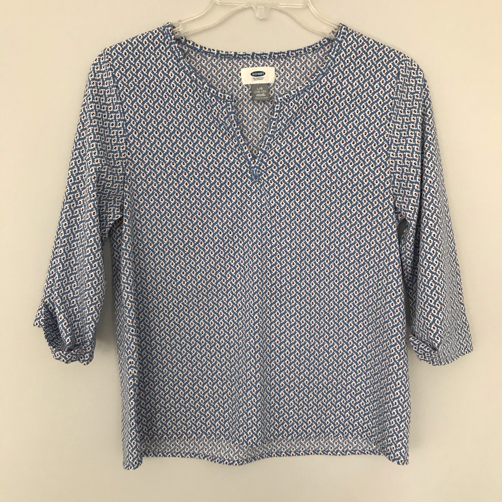 Loose Patterned Blouse